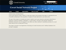 Tablet Screenshot of csnp.soc.cornell.edu
