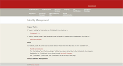 Desktop Screenshot of identity.cit.cornell.edu