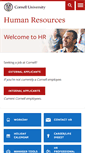 Mobile Screenshot of hr.cornell.edu