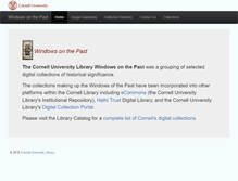 Tablet Screenshot of cdl.library.cornell.edu