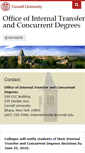 Mobile Screenshot of internaltransfer.cornell.edu