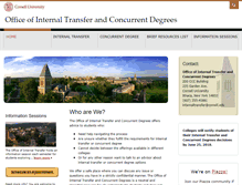 Tablet Screenshot of internaltransfer.cornell.edu