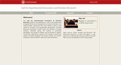 Desktop Screenshot of leedr.cornell.edu