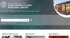 Desktop Screenshot of africana.library.cornell.edu