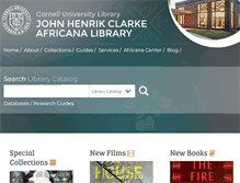 Tablet Screenshot of africana.library.cornell.edu