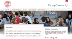 Desktop Screenshot of caringcommunity.cornell.edu
