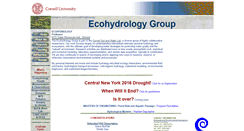 Desktop Screenshot of hydrology.bee.cornell.edu
