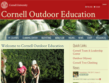 Tablet Screenshot of coe.cornell.edu