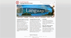 Desktop Screenshot of lrc.cornell.edu