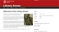 Desktop Screenshot of annex.library.cornell.edu