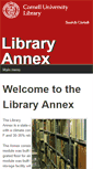 Mobile Screenshot of annex.library.cornell.edu