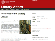 Tablet Screenshot of annex.library.cornell.edu