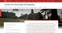 Desktop Screenshot of inequality.cornell.edu