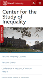 Mobile Screenshot of inequality.cornell.edu