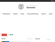 Tablet Screenshot of economics.cornell.edu