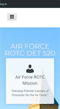 Mobile Screenshot of afrotc.cornell.edu