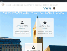 Tablet Screenshot of afrotc.cornell.edu