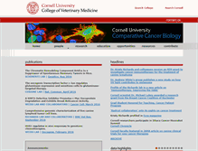 Tablet Screenshot of cancer.cornell.edu