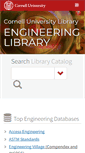 Mobile Screenshot of engineering.library.cornell.edu