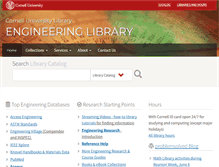 Tablet Screenshot of engineering.library.cornell.edu