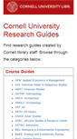 Mobile Screenshot of guides.library.cornell.edu