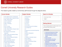 Tablet Screenshot of guides.library.cornell.edu