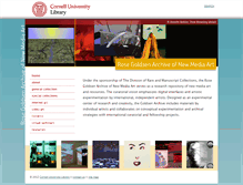 Tablet Screenshot of goldsen.library.cornell.edu