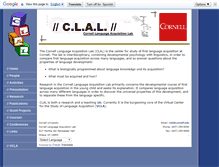 Tablet Screenshot of clal.cornell.edu