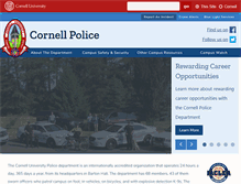 Tablet Screenshot of cupolice.cornell.edu