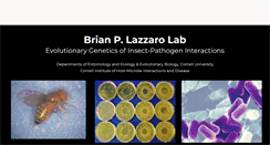 Desktop Screenshot of lazzaro.entomology.cornell.edu