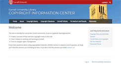 Desktop Screenshot of copyright.cornell.edu