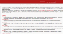Desktop Screenshot of hci.cornell.edu