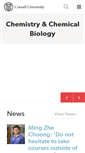 Mobile Screenshot of chemistry.cornell.edu