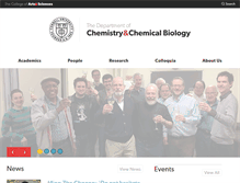 Tablet Screenshot of chemistry.cornell.edu