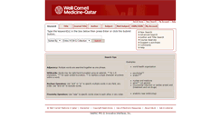 Desktop Screenshot of elibrary.qatar-med.cornell.edu