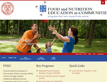 Tablet Screenshot of fnec.cornell.edu