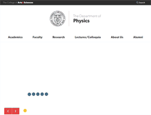 Tablet Screenshot of physics.cornell.edu