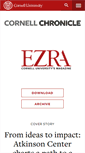 Mobile Screenshot of ezramagazine.cornell.edu