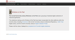 Desktop Screenshot of historical.library.cornell.edu